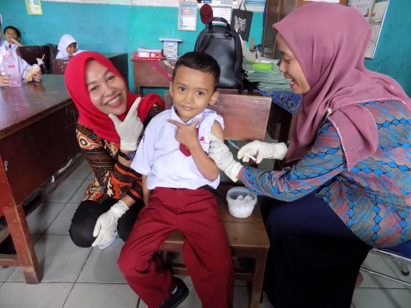 Jaga Kesehatan Anak Sekolah Puskesmas Andalas Lakukan Skrining Dan Imunisasi